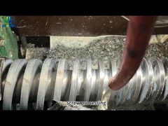 обработка коническим шнеком и цилиндром