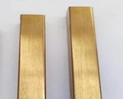 Золотой волосяный покров 201 304 прямоугольных квадратных трубки ASTM A554