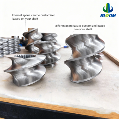 Качество  Wear and Corrosion Resistant Twin Screw Extruder Parts with Customized Specifications and High Torque Capacity фабрика