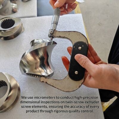 Качество  High Efficiency Mixing 30mm Bimetallic Twin Screw Elements for Durable Extruder Performance фабрика