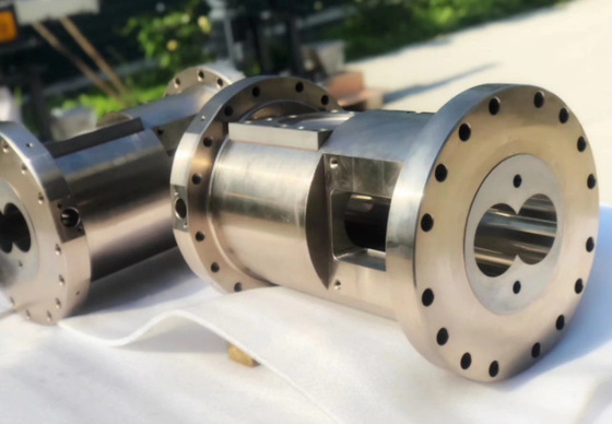 Двойной бочонок штрангпресса винта на Buhler 90 используемое в различном применении пищевой промышленности