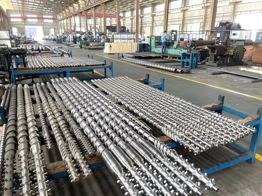 Винт и бочонок Pvc HDPE биметаллический с частями машинного оборудования фланца
