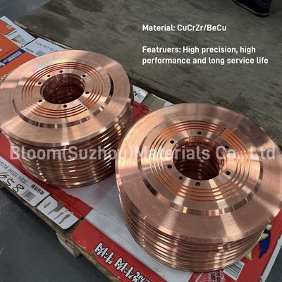 CuCrZr Сплавное швейное сварное колесо для сварки сопротивления
