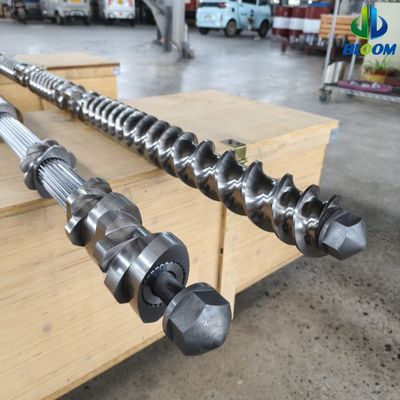 High Temperature Resistant Customizable Extruder Shaft with Nickel Chrome Tungsten Composite Liner for PEEK PVDF Production