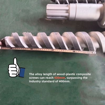 Высокоточный 38CrMoAlA конический двойной винтовой ствол для прогрессивного сжатия в экструзии пластмасс и каучука