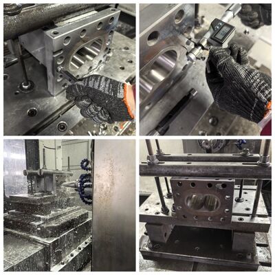 Высокопрочная двойная винтовая бочка для экструдера для синтеза пластмассы