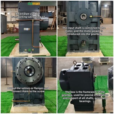 Редуктор экструдера серии SJ SZ65 с высоким крутящим моментом для точной синхронной работы, для пластиковых шнековых экструдеров