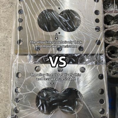 Модульная структура Никелевая сплав с двойным винтовым стволом с износостойкостью для пластиковой экструзии