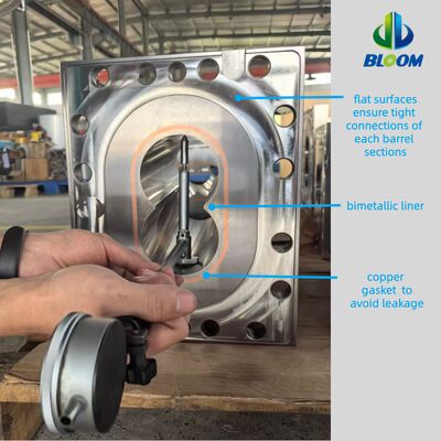 Запчасти для износостойких и коррозионно устойчивых экструдеров с технологией высокоточной обработки с помощью ЧПУ для промышленных процессов экструзии