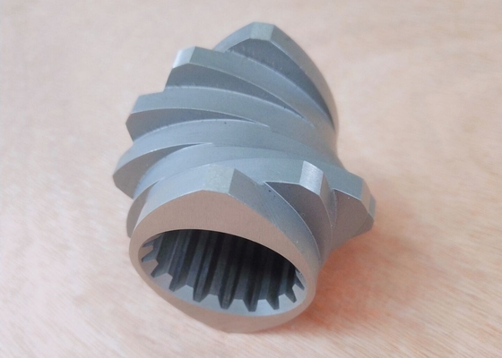 Подвергли механической обработке CNC, который привинчивает элемент для двойной серии Leistritz Zse штрангпресса винта