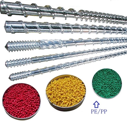 Биметаллический бочонок винта для LDPE/HDPE/машина дуя прессформы PP/PE/PVC